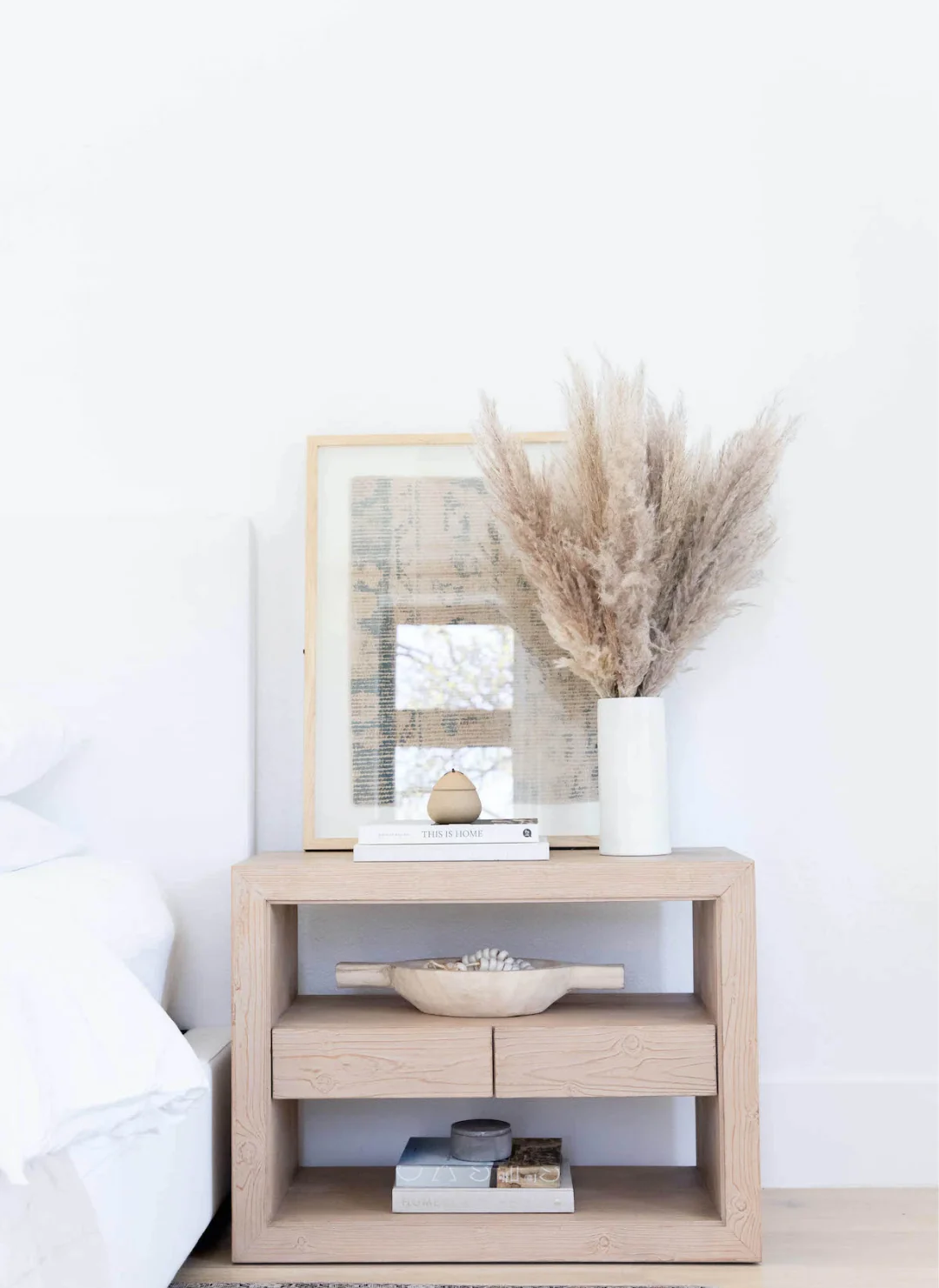 perfect nighstand decor